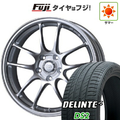 【新品国産車用5穴100】 夏タイヤ ホイール4本セット 215/45R17 デリンテ DS2(限定) ENKEI エンケイ PerformanceLine PF01 7.5J 17インチ(送料無料)