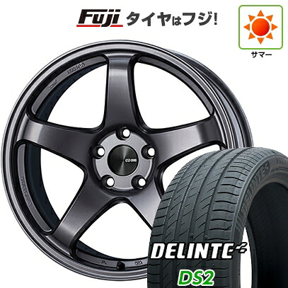 【新品国産車用5穴100】 夏タイヤ ホイール4本セット 215/45R17 デリンテ DS2(限定) ENKEI エンケイ PerformanceLine PF05 7.5J 17インチ(送料無料)