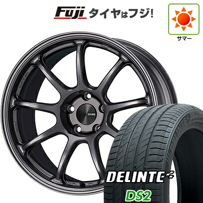 【新品国産車用5穴100】 夏タイヤ ホイール4本セット 215/45R17 デリンテ DS2(限定) ENKEI エンケイ PerformanceLine PF09 7.5J 17インチ(送料無料)｜フジ スペシャルセレクション