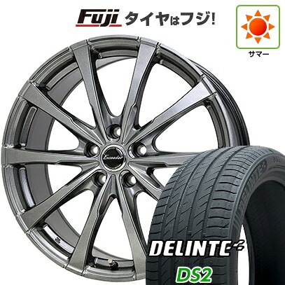 【新品国産車用5穴114.3】 夏タイヤ ホイール4本セット 245/45R19 デリンテ DS2(限定) ホットスタッフ エクシーダー E08 7.5J 19インチ(送料無料)