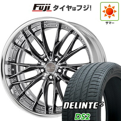 【新品国産車用5穴114.3】 夏タイヤ ホイール4本セット 235/35R19 デリンテ DS2(限定) WORK ワーク シュヴァート ブルネン 8.5J 19インチ(送料無料)