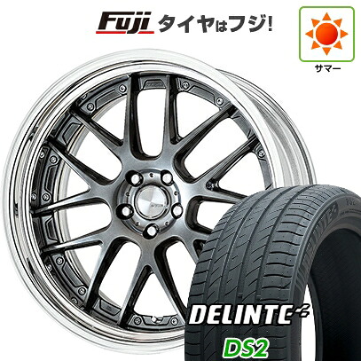 【新品国産車用5穴114.3】 夏タイヤ ホイール4本セット 245/35R21 デリンテ DS2(限定) WORK ワーク ランベック LM7 8.5J 21インチ(送料無料)