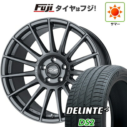 【新品国産車用5穴114.3】 夏タイヤ ホイール4本セット 245/40R20 デリンテ DS2(限定) OZ スーパーツーリズモ ダカール 8.5J 20インチ(送料無料)|フジ スペシャルセレクション