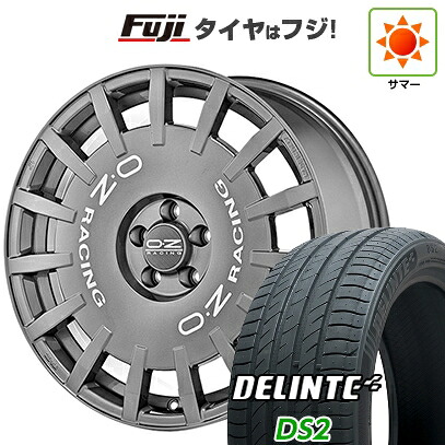 【新品国産車用5穴114.3】 夏タイヤ ホイール4本セット 245/40R19 デリンテ DS2(限定) OZ ラリーレーシング 8J 19インチ(送料無料)|フジ スペシャルセレクション