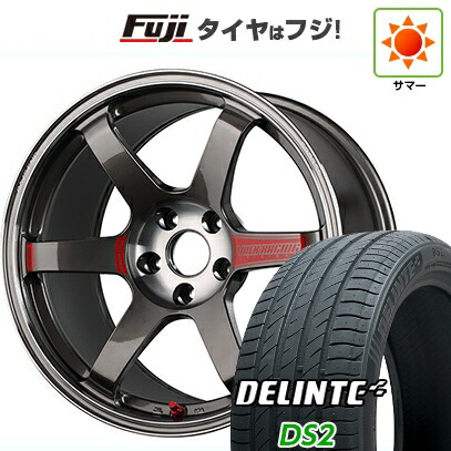 【新品国産車用5穴114.3】 夏タイヤ ホイール4本セット 245/45R19 デリンテ DS2(限定) RAYS レイズ ボルクレーシング TE37 サーガ SL 9J 19インチ(送料無料) 209,050円
