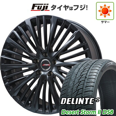 【新品国産車用5穴114.3】 夏タイヤ ホイール4本セット 225/35R20 デリンテ デザートストームII DS8(限定) プレミックス MER-X マットブラック 8.5J 20インチ(送料無料)