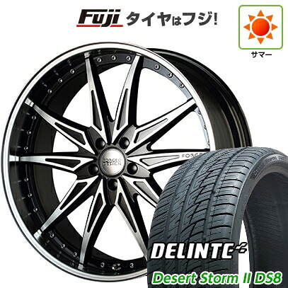 【新品】40系アルファード/ヴェルファイア用 夏タイヤ ホイール4本セット 255/30R22 デリンテ デザートストームII DS8(限定) エムズスピード FORGEDデザイン 773 9J 22インチ(送料無料)