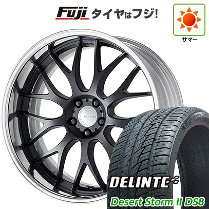 【新品国産車用5穴114.3】 夏タイヤ ホイール4本セット 225/35R20 デリンテ デザートストームII DS8(限定) WORK ワーク グノーシスRX RXM 8.5J 20インチ(送料無料)