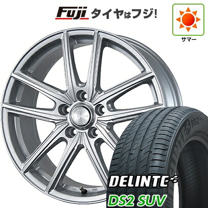 【新品国産車用5穴114.3】 夏タイヤ ホイール4本セット 235/50R18 デリンテ DS2 SUV(限定) ブリヂストン エコフォルム SE-20 7.5J 18インチ(送料無料)