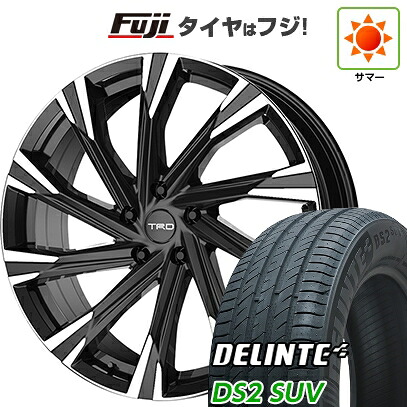 【新品国産車用5穴114.3】 夏タイヤ ホイール4本セット 235/55R20 デリンテ DS2 SUV(限定) TRD TF X-LIMITED 7.5J 20インチ(送料無料)