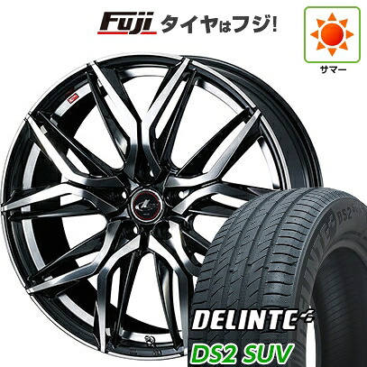 【新品国産車用5穴114.3】 夏タイヤ ホイール4本セット 235/55R20 デリンテ DS2 SUV(限定) WEDS ウェッズ レオニス LM 8.5J 20インチ(送料無料)