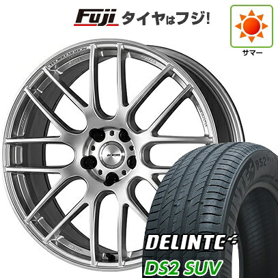 【新品国産車用5穴114.3】 夏タイヤ ホイール4本セット 235/55R20 デリンテ DS2 SUV(限定) WORK ワーク エモーション M8R 8.5J 20インチ(送料無料)