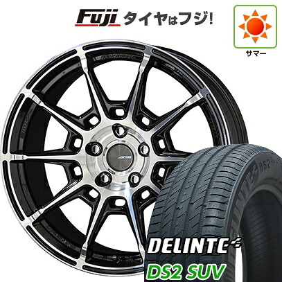 【新品国産車用5穴114.3】 夏タイヤ ホイール4本セット 225/60R18 デリンテ DS2 SUV(限定) 共豊 ガレルナ レフィーノ 8J 18インチ(送料無料)