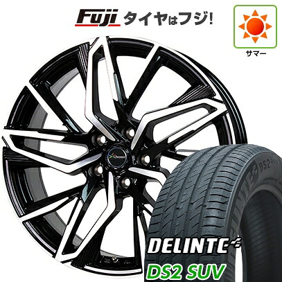 【新品国産車用5穴114.3】 夏タイヤ ホイール4本セット 225/60R18 デリンテ DS2 SUV(限定) ホットスタッフ クロノス CH-112 7J 18インチ(送料無料)