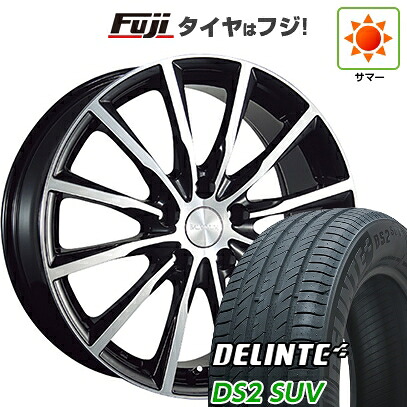 【新品国産車用5穴114.3】 夏タイヤ ホイール4本セット 235/50R18 デリンテ DS2 SUV(限定) ブリヂストン バルミナ A12 7.5J 18インチ(送料無料)