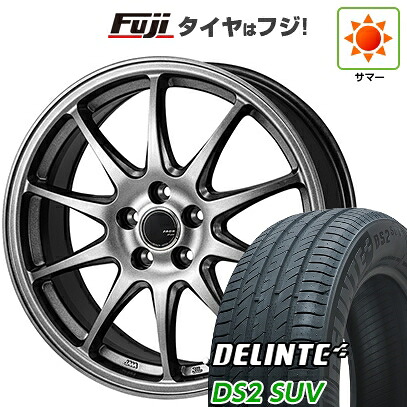 【新品国産車用5穴114.3】 夏タイヤ ホイール4本セット 225/55R18 デリンテ DS2 SUV(限定) モンツァ ZACK JP-202 8J 18インチ(送料無料)｜フジ スペシャルセレクション