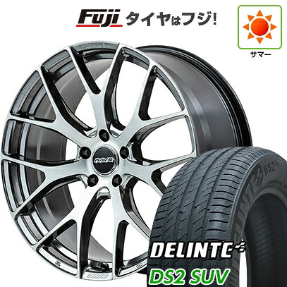 【新品国産車用5穴114.3】 夏タイヤ ホイール4本セット 225/55R18 デリンテ DS2 SUV(限定) RAYS レイズ ホムラ 2X7FT 7.5J 18インチ(送料無料)