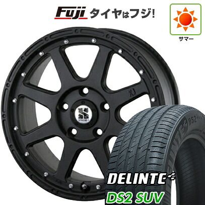 【新品国産車用5穴114.3】 夏タイヤ ホイール4本セット 225/60R18 デリンテ DS2 SUV(限定) MLJ エクストリームJ 8J 18インチ(送料無料)