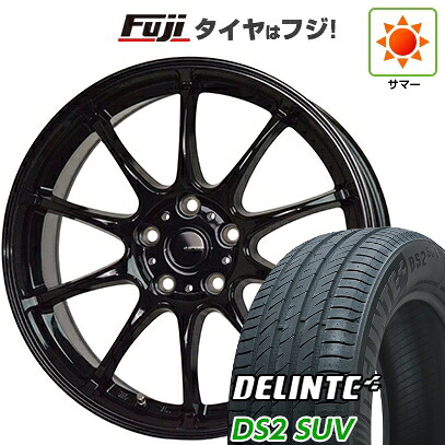 【新品国産車用5穴114.3】 夏タイヤ ホイール4本セット 235/50R18 デリンテ DS2 SUV(限定) ホットスタッフ ジースピード G-07 7.5J 18インチ(送料無料)|フジ スペシャルセレクション