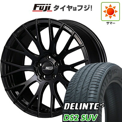 【新品国産車用5穴114.3】 夏タイヤ ホイール4本セット 225/55R18 デリンテ DS2 SUV(限定) SSR ライナー M10モノブロック 7.5J 18インチ(送料無料)