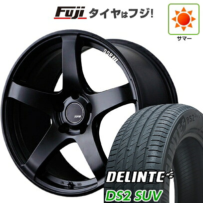 【新品国産車用5穴114.3】 夏タイヤ ホイール4本セット 225/55R18 デリンテ DS2 SUV(限定) SSR GT GTV01 7.5J 18インチ(送料無料)