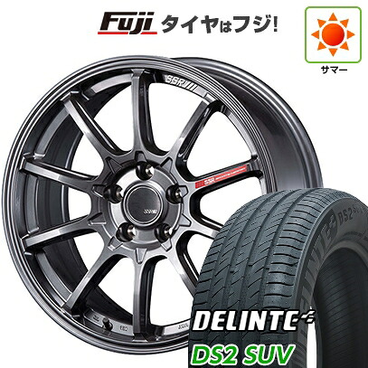 【新品国産車用5穴114.3】 夏タイヤ ホイール4本セット 225/55R18 デリンテ DS2 SUV(限定) SSR GT GTV05 7.5J 18インチ(送料無料)