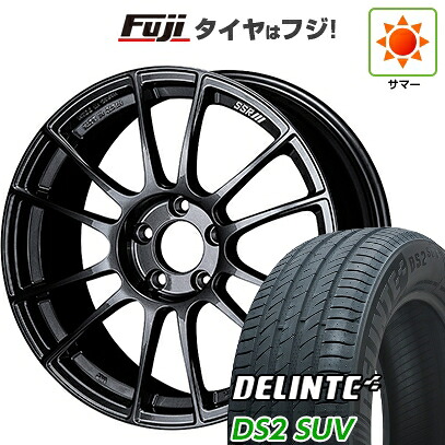 【新品国産車用5穴114.3】 夏タイヤ ホイール4本セット 225/55R18 デリンテ DS2 SUV(限定) SSR GT GTX04 7.5J 18インチ(送料無料)