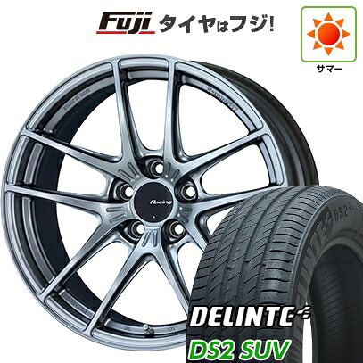 【新品国産車用5穴114.3】 夏タイヤ ホイール4本セット 225/60R18 デリンテ DS2 SUV(限定) ENKEI エンケイ Racing NVR5 8J 18インチ(送料無料)