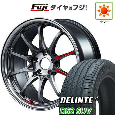 【新品国産車用5穴114.3】 夏タイヤ ホイール4本セット 225/55R18 デリンテ DS2 SUV(限定) RAYS レイズ ボルクレーシング CE28N-plus SL 8J 18インチ(送料無料)