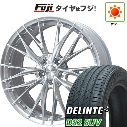 【新品国産車用5穴114.3】 夏タイヤ ホイール4本セット 225/60R18 デリンテ DS2 SUV(限定) WORK ワーク シュヴァート ブルネン LX 8J 18インチ(送料無料)