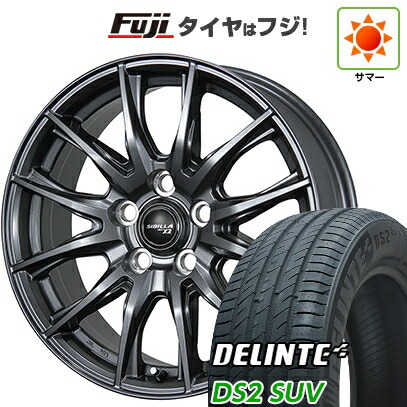 【新品国産車用5穴114.3】 夏タイヤ ホイール4本セット 225/60R18 デリンテ DS2 SUV(限定) トピー シビラ NEXT X2 7.5J 18インチ(送料無料)