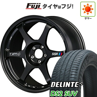 【新品国産車用5穴114.3】 夏タイヤ ホイール4本セット 225/60R18 デリンテ DS2 SUV(限定) SSR Type-c FORGED 7.5J 18インチ(送料無料)