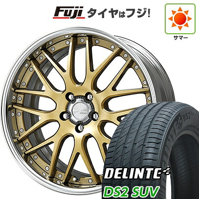 【新品国産車用5穴114.3】 夏タイヤ ホイール4本セット 255/45R20 デリンテ DS2 SUV(限定) WORK ワーク ランベック LM1 8J 20インチ(送料無料)