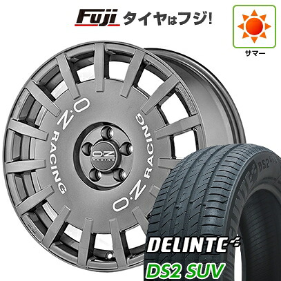 【新品国産車用5穴114.3】 夏タイヤ ホイール4本セット 225/60R18 デリンテ DS2 SUV(限定) OZ ラリーレーシング 8J 18インチ(送料無料)|フジ スペシャルセレクション