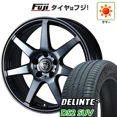 【新品国産車用5穴114.3】 夏タイヤ ホイール4本セット 225/60R18 デリンテ DS2 SUV(限定) WEDS ウェッズ ライツレー KW 7.5J 18インチ(送料無料)
