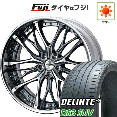 【新品国産車用5穴114.3】 夏タイヤ ホイール4本セット 265/35R22 デリンテ DS3 SUV(限定) WEDS ウェッズ クレンツェ ウィーバル 9J 22インチ(送料無料)