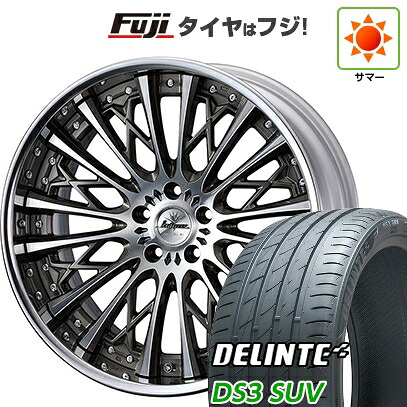 【新品国産車用5穴114.3】 夏タイヤ ホイール4本セット 265/35R22 デリンテ DS3 SUV(限定) WEDS ウェッズ クレンツェ シュリット 9J 22インチ(送料無料)