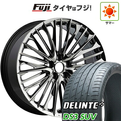 【新品国産車用5穴114.3】 夏タイヤ ホイール4本セット 265/35R22 デリンテ DS3 SUV(限定) WALD ヴァルド ジェニュインライン F-001 9J 22インチ(送料無料)