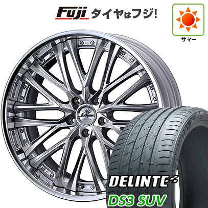 【新品国産車用5穴114.3】 夏タイヤ ホイール4本セット 265/35R22 デリンテ DS3 SUV(限定) WEDS ウェッズ クレンツェ ベルテーラー 9J 22インチ(送料無料)
