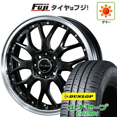 【新品国産車用5穴114.3】 夏タイヤ ホイール4本セット 215/60R17 ダンロップ エナセーブ EC204 ブレスト ユーロスポーツ タイプ815 7J 17インチ(送料無料)