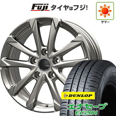 【新品国産車用5穴114.3】 夏タイヤ ホイール4本セット 215/60R17 ダンロップ エナセーブ EC204 モンツァ ZACK JP-325 7J 17インチ(送料無料)