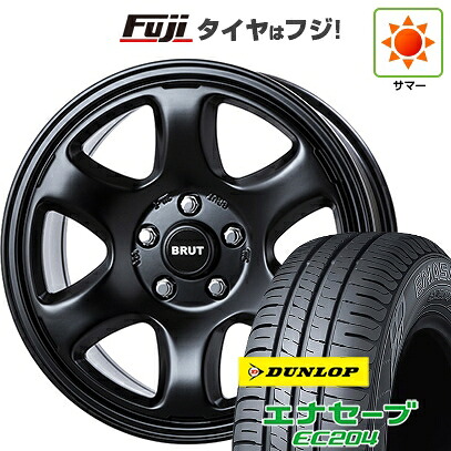 【新品国産車用5穴114.3】 夏タイヤ ホイール4本セット 215/60R17 ダンロップ エナセーブ EC204 トライスター BRUT BR-44 7.5J 17インチ(送料無料)｜フジ スペシャルセレクション