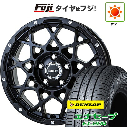【新品国産車用5穴114.3】 夏タイヤ ホイール4本セット 215/60R17 ダンロップ エナセーブ EC204 トライスター BRUT BR-55 7.5J 17インチ(送料無料)｜フジ スペシャルセレクション