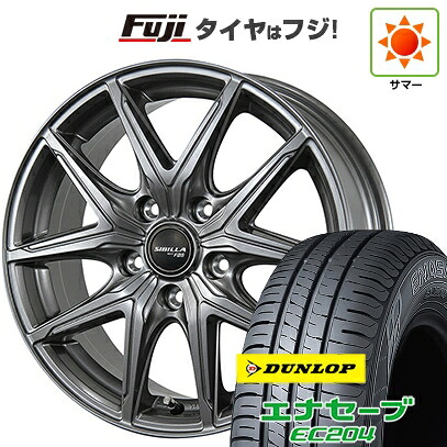 【新品国産車用5穴114.3】 夏タイヤ ホイール4本セット 215/60R17 ダンロップ エナセーブ EC204 トピー シビラ NEXT F05 7J 17インチ(送料無料)
