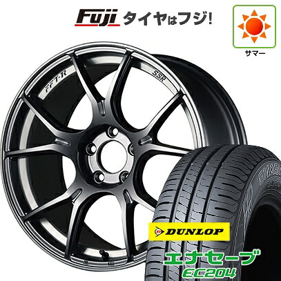 【新品国産車用5穴114.3】 夏タイヤ ホイール4本セット 215/60R17 ダンロップ エナセーブ EC204 SSR GT GTX02 7J 17インチ(送料無料)｜フジ スペシャルセレクション