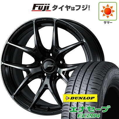 【新品国産車用5穴114.3】 夏タイヤ ホイール4本セット 215/60R17 ダンロップ エナセーブ EC204 WEDS ウェッズスポーツ SA-01R 7J 17インチ(送料無料)｜フジ スペシャルセレクション
