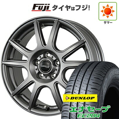 【新品国産車用5穴114.3】 夏タイヤ ホイール4本セット 215/60R17 ダンロップ エナセーブ EC204 トピー シビラ NEXT PX【限定】 7J 17インチ(送料無料)