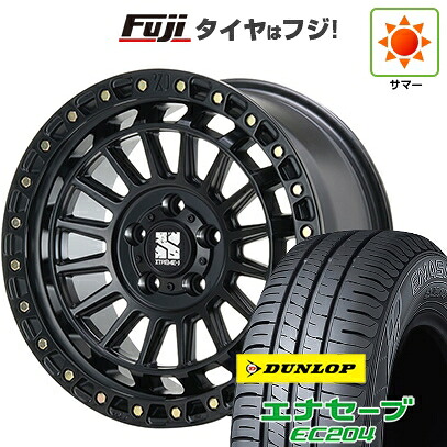 【新品国産車用5穴114.3】 夏タイヤ ホイール4本セット 215/60R17 ダンロップ エナセーブ EC204 MLJ エクストリームJ XJ08 7.5J 17インチ(送料無料)