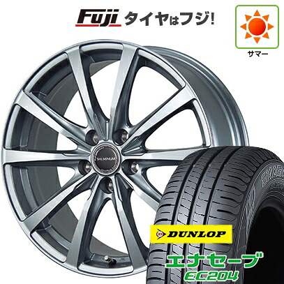 【新品国産車用5穴114.3】 夏タイヤ ホイール4本セット 215/60R17 ダンロップ エナセーブ EC204 ブリヂストン バルミナ LS10 7J 17インチ(送料無料)