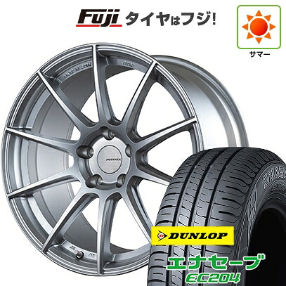 【新品国産車用5穴114.3】 夏タイヤ ホイール4本セット 215/60R17 ダンロップ エナセーブ EC204 ブリヂストン ポテンザ SW010 7.5J 17インチ(送料無料)|フジ スペシャルセレクション